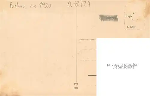 AK / Ansichtskarte Rathen_Saechsische Schweiz Teilansicht Rathen Saechsische Schweiz