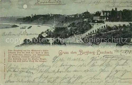 AK / Ansichtskarte Loschwitz Teilansicht Loschwitz