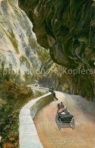 AK / Ansichtskarte Bad_Pfaefers Gebirgsstrasse Alpen Litho Bad_Pfaefers