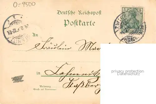 AK / Ansichtskarte Zwickau__Sachsen Gesamtansicht Schwanenschloss Kriegerdenkmal Alberthoehe 