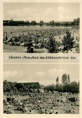 AK / Ansichtskarte Hinsbeck Strandbad am Krickenbecker See Hinsbeck