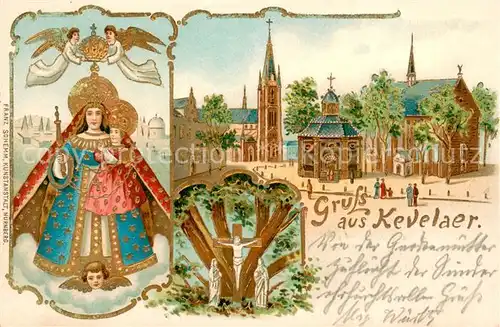 AK / Ansichtskarte Kevelaer Gnadenbild Kirche Kreuz Kevelaer
