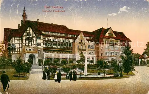 AK / Ansichtskarte Bad_Kudowa_Kudowa Zdroj_Niederschlesien Kurhotel Fuerstenhof 