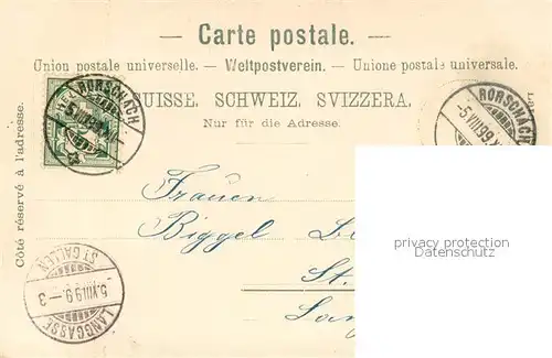 AK / Ansichtskarte Rorschach_Bodensee Panorama Rorschach Bodensee