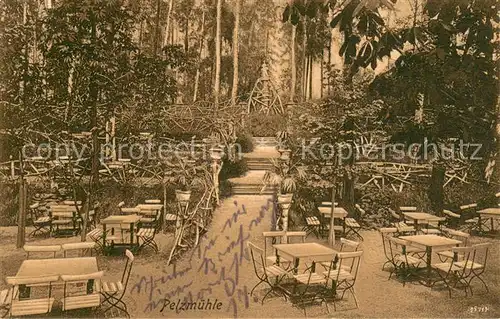 AK / Ansichtskarte Chemnitz Gaststaette Pelzmuehle Terrasse Chemnitz