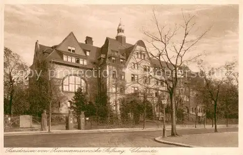 AK / Ansichtskarte Chemnitz Sanatorium von Zimmermannsche Stiftung Aussenansicht Chemnitz
