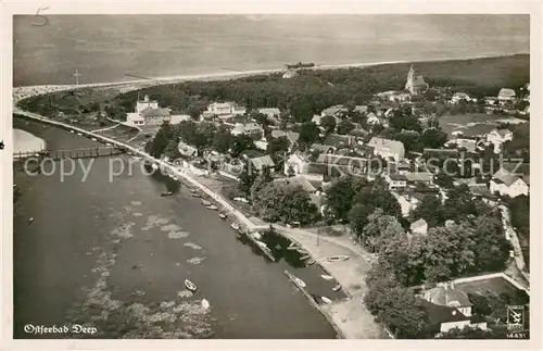 AK / Ansichtskarte Deep_Mrzezyno_Ostsee Fliegeraufnahme 