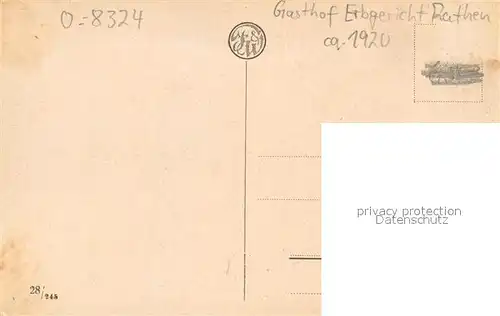 AK / Ansichtskarte Rathen_Saechsische Schweiz Elbpartie Gasthof Erbgericht Rathen Rathen Saechsische Schweiz
