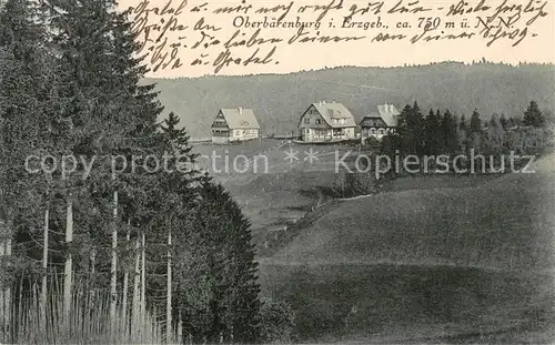 AK / Ansichtskarte Oberbaerenburg_Baerenburg Haeuserpartie Oberbaerenburg Baerenburg