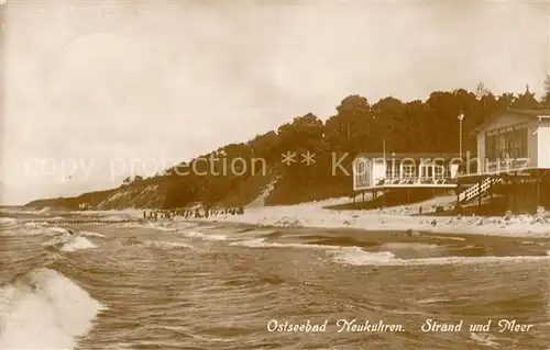 AK / Ansichtskarte Neukuhren_Pionerski_Oblast_Kaliningrad Strand und Meer 