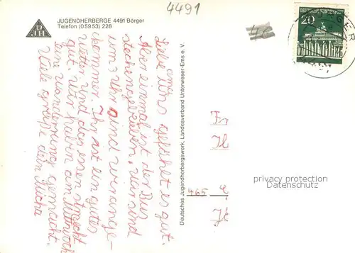 AK / Ansichtskarte Boerger Jugendherberge  Boerger