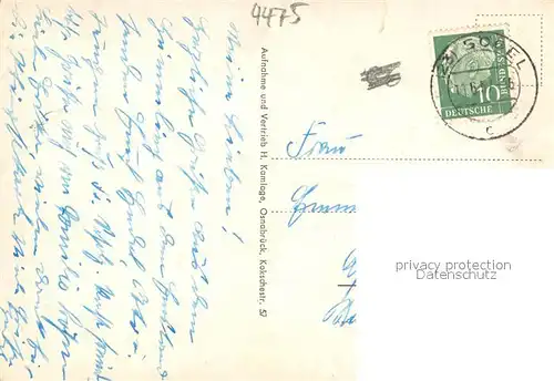 AK / Ansichtskarte Soegel Jagdschloss Clemenswerth Wacholderhain Huenengrab b. Brunefurt Soegel