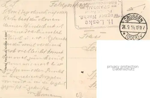 AK / Ansichtskarte Crossen_Oder_Krosno_Odrzanskie Marienkirche 