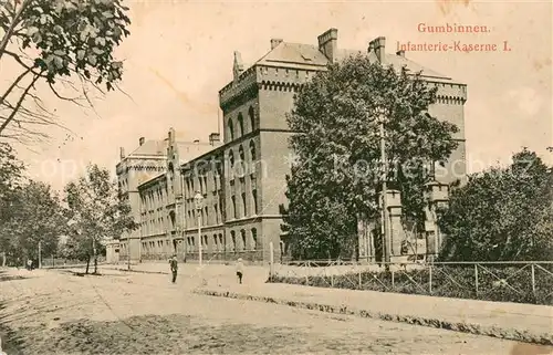 AK / Ansichtskarte Gumbinnen_Goesev_Gussew_Oblast_Kaliningrad Infanterie Kaserne I 