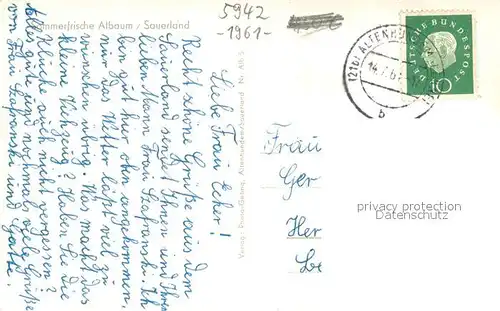 AK / Ansichtskarte Albaum Gesamtansicht Albaum