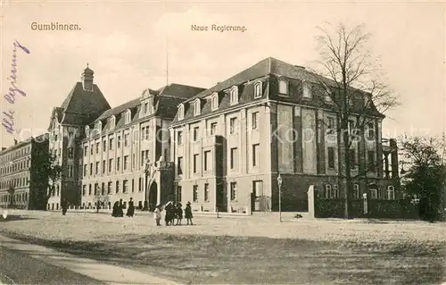 AK / Ansichtskarte Gumbinnen_Goesev_Gussew_Oblast_Kaliningrad Neue Regierung 