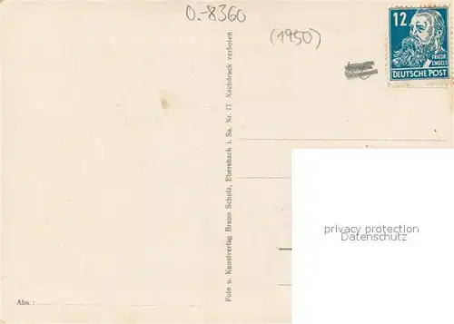 AK / Ansichtskarte Sebnitz Markt mit evgl. Kirche Sebnitz