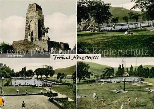 AK / Ansichtskarte Hohensyburg_Dortmund Freibad Hengsteysee  