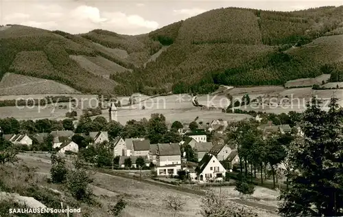 AK / Ansichtskarte Saalhausen_Sauerland Teilansicht Saalhausen_Sauerland