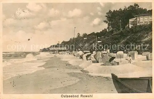 AK / Ansichtskarte Rewahl_Rewal_Ostsee Strandpartie 