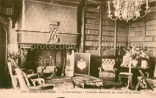 AK / Ansichtskarte Josselin Bibliothek Josselin