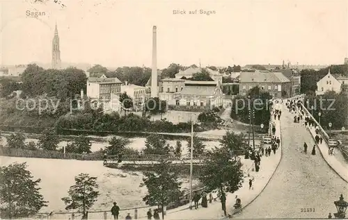 AK / Ansichtskarte Sagan_Zagan_Poland Panorama 