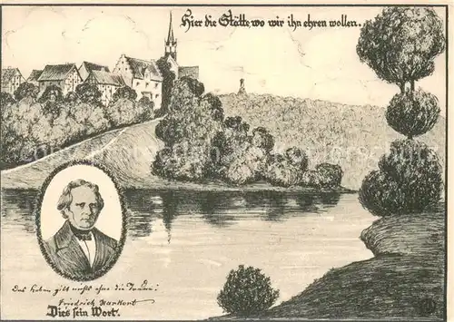 AK / Ansichtskarte Wetter_Ruhr Teilansicht Ehrungskarte Fritz Harforthaus Wetter Ruhr