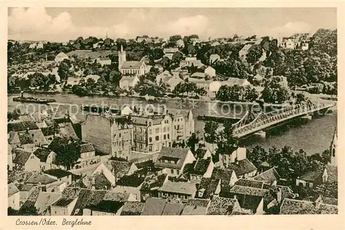 AK / Ansichtskarte Crossen_Oder_Krosno_Odrzanskie Berglehne Panorama 