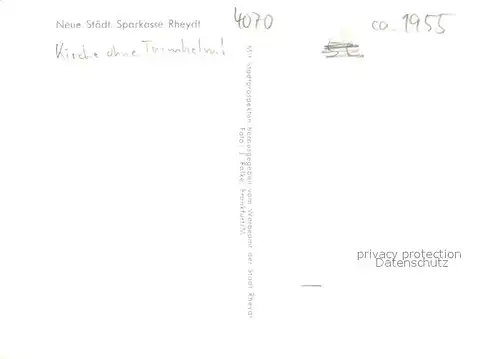 AK / Ansichtskarte Rheydt_Moenchengladbach Staedt. Sparkasse  