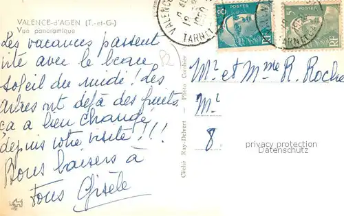 AK / Ansichtskarte Valence_d_Agen Vue panoramique aerienne Valence_d_Agen