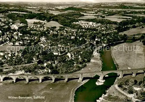 AK / Ansichtskarte Bommern Fliegeraufnahme Gesamtansicht Bommern