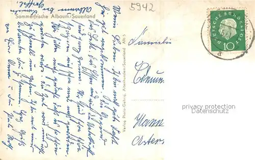 AK / Ansichtskarte Albaum Gesamtansicht Albaum