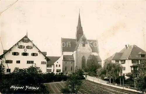 AK / Ansichtskarte Kappel_Albis Kirche Kappel Albis