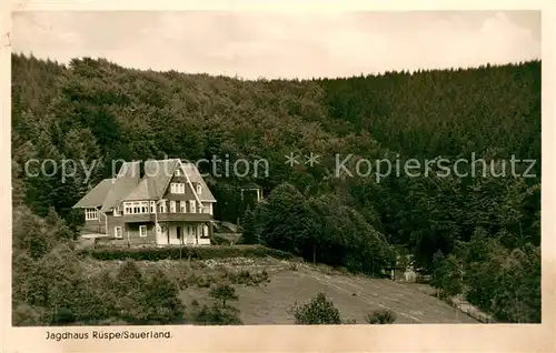 AK / Ansichtskarte Ruespe Jagdhaus Ruespe