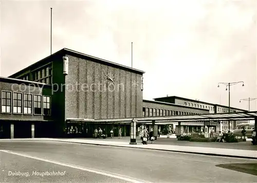 AK / Ansichtskarte Duisburg_Ruhr Hauptbahnhof Duisburg Ruhr