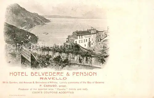 AK / Ansichtskarte Ravello_Amalfikueste Hotel Belvedere & Pension 