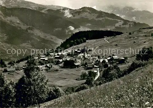 AK / Ansichtskarte Obersaxen_GR Panorama Obersaxen GR