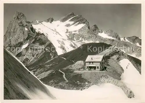 AK / Ansichtskarte Weissbad_IR Berggasthof Rotsteinpass 