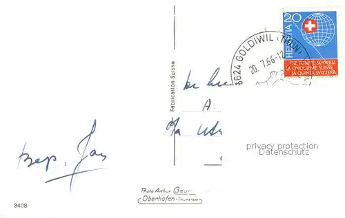 AK / Ansichtskarte Goldiwil Ortsansicht mit Kirche Goldiwil