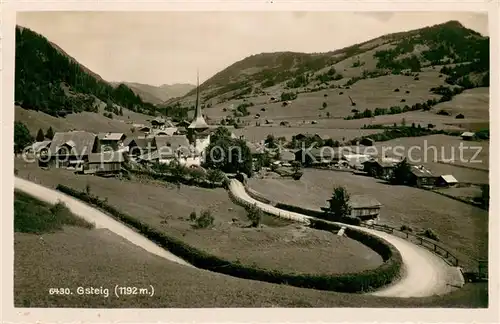 AK / Ansichtskarte Gsteig_BE Panorama 