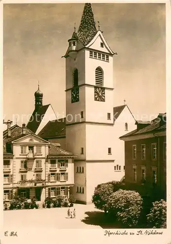 AK / Ansichtskarte Wil_SG Pfarrkirche St Nikolaus Wil_SG