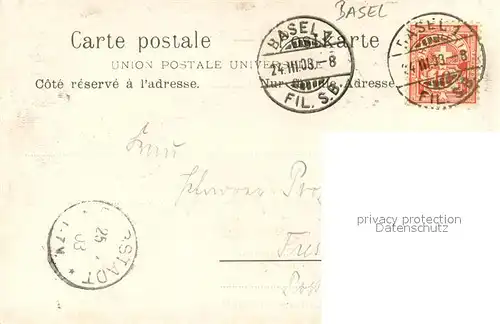 AK / Ansichtskarte Basel_BS Kirche zu St Margarethen Basel_BS