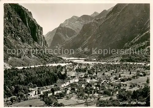 AK / Ansichtskarte Cevio_TI Valle Maggia Panorama 