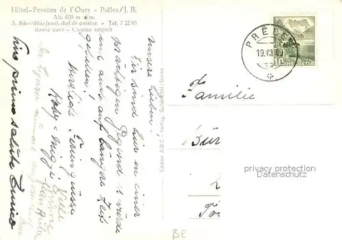 AK / Ansichtskarte Preles Vue aerienne Funiculaire Gleresse Preles