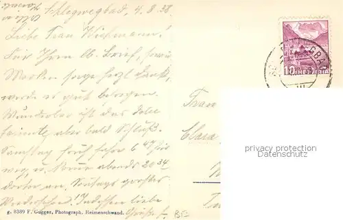 AK / Ansichtskarte Schlegwegbad_BE Panorama 