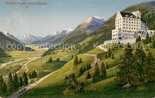 AK / Ansichtskarte Zuoz_GR Kurhaus Castell Zuoz_GR