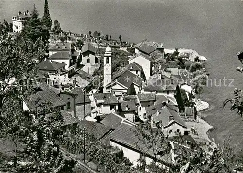 AK / Ansichtskarte Gerra_Lago_Maggiore Fliegeraufnahme 