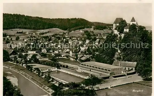 AK / Ansichtskarte Burgdorf_Bern Fliegeraufnahme Burgdorf Bern