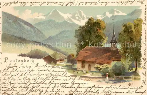 AK / Ansichtskarte Beatenberg Kirche Beatenberg