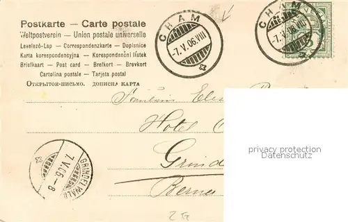 AK / Ansichtskarte Cham_ZG Ortspartie Cham_ZG